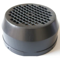 Copriventola MEC80 con fori - UL-94 V0